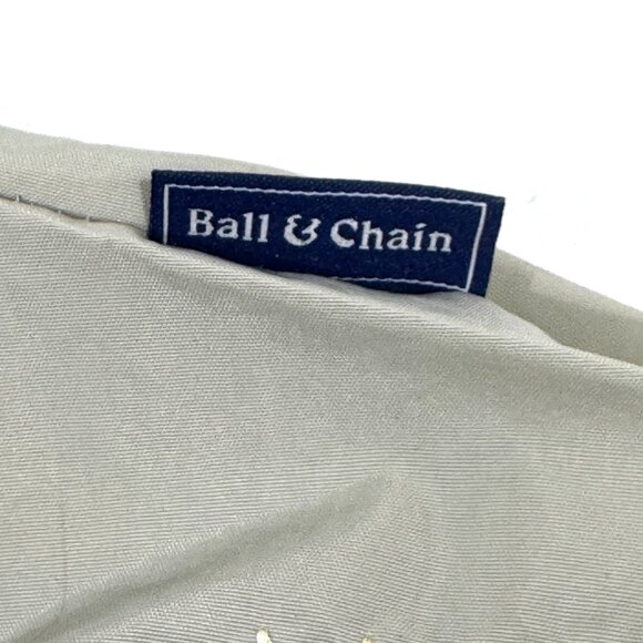 Ball & Chain Small Pouch Gray Yellow Cat Bird NEW - Picture 5 of 11